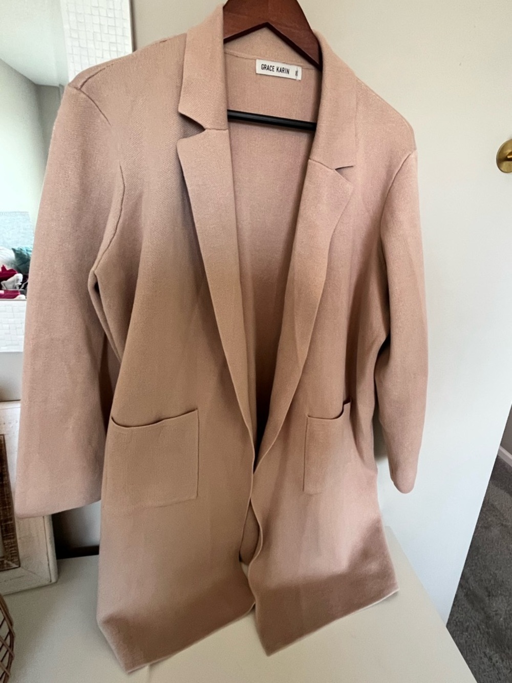 Grace Karin sweater blazer